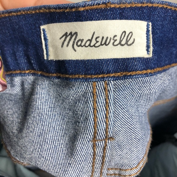 Madewell High Rise Cut off Jean Shorts - Picture 2 of 7